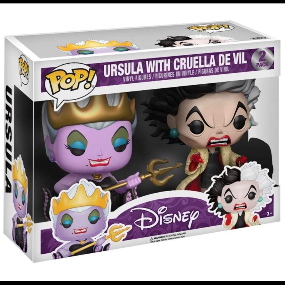 Funko POP! Disney Ursula w/ Cruella De Vil 2-Pack
